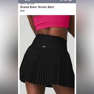 Alo Yoga Grand Slam Tennis Skirt